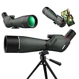 opaita 25-75X80 Spotting Scope for Shooting Hunting - Spotter Scopes with Tripod Phone Adapter Waterproof HD Scope for Target Shooting Bird Watching