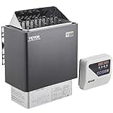 VEVOR Sauna Heater, 9KW 220V Electric Sauna Stove, Steam Bath Sauna Heater with External Digital Controller, 3h Timer & Adjustable Temp for Max. 317-459 Cubic Feet, Home Hotel Spa Shower FCC Certify