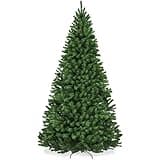 Best Choice Products Artificial Christmas Tree, 9ft Premium Unlit Realistic Spruce Holiday Décor w/Dense Branches, Easy Assembly, Metal Base