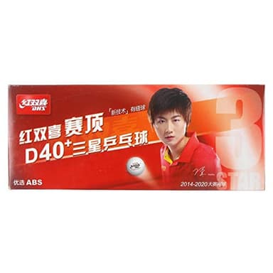 DHS Sports D40 3 Star Table Tennis Balls - ITTF Approved 3 Star, Match and Elite Training Use, Premium ABS Material, 40mm Seamed, 10 Balls Pack