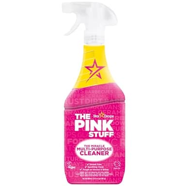 The Pink Stuff Miracle Multi-Purpose Cleaner Spray, 30 fl oz – Now 20% More! Powerful All-Purpose Cleaning Solution for Kitchens, Bathrooms, Floors & More – Cuts Through Grease & Grime with Ease