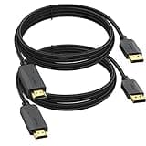 DisplayPort to HDMI Cable 10 feet 2-Pack, Display Port DP to HDMI HDTV Cord Adapter Male to Male for Audio &Video
