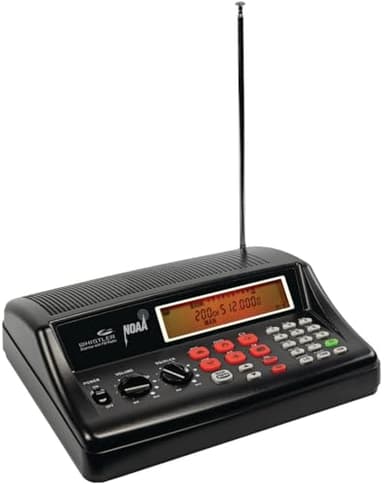 Whistler WS1025 Analog Desktop Scanner – Programmable Police/Fire/Weather Radio with 200 Channels and Backlit LCD Display – Easy-to-Use Base Unit – Black