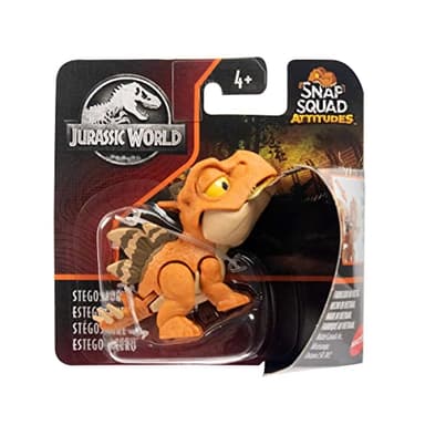 Jurassic World Snap Squad Attitudes Stegosaurus Figure