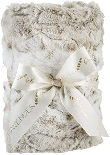 Sonoma Lavender Spa Heat Wrap for Neck, Shoulders and Lower Back, Microwaveable Lavender Aromatherapy Heating Pad, Removable and Washable Covers, Stress and Pain Relief (9" x 26", Arctic Circle)