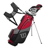 WILSON Golf Profile SGI Men's Complete Golf Set — Regular, Right Hand,Red (Regular)