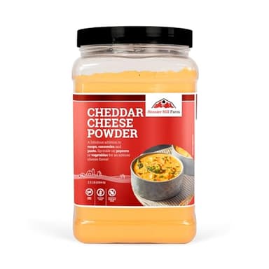 Hoosier Hill Farm Cheddar Cheese Powder, Cheese Lovers, 2.5LB (Pack of 1)