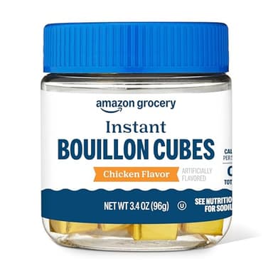 Amazon Fresh, Instant Bouillon Cubes, Chicken Flavor, 3.4 Oz