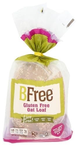B.Free Oat Loaf Bread 12.3 oz (Pack of 6)