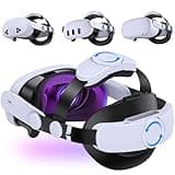 Kawaye Comfort Head Strap for Meta Quest 3S/Quest 3/Quest 2 Head Strap, Double Knobs Adjustable Elite Strap Replacement,VR Headset Accessories Strap Enhanced Support&Comfort&Reduce Pressure