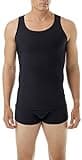 Underworks Mens Microfiber Compression Tank, XLarge, Black