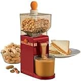 Peanut Butter Maker, Electric Grinding Mechanism, 500ml Large Volume Almonds Peanut Butter Food Processor with Non-Slip Base Hourglass Inlet 110V-220V, Cashew Butter Machin, for Home Kitchen