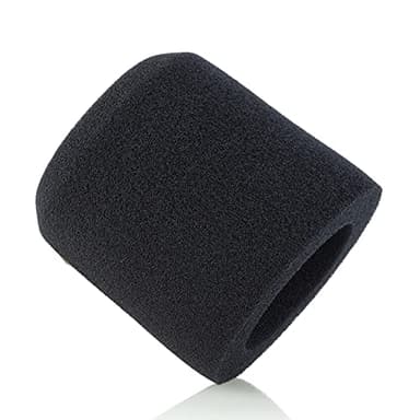LEFXMOPHY MV7 Pop Filter，Mic Foam Cover Replacement for Shure MV7 USB Podcast Vocal Microphone Windscreen, Noise-cancellation Screen