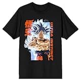 Dragon Ball Super Ultra Instinct Goku Men's Black T-shirt-3XL