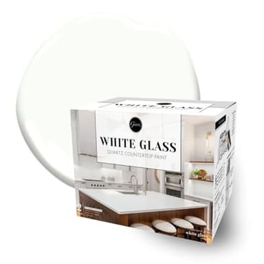 Giani Easy Epoxy Quartz Countertop Paint Kit (White Glass)