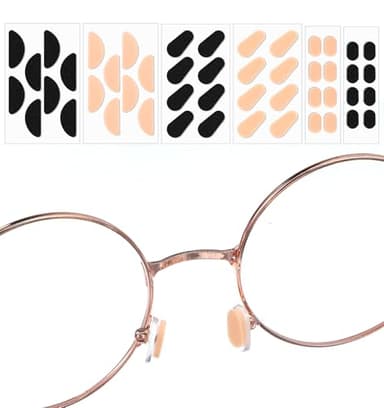 48 Pairs Soft Nose Pads for Eyeglasses, Non Slip Nose Pads for Glasses, Ultra Soft & Lightweight Eyeglass Cushions for Noses, Replacement Pad for Eyeglasses & Sunglasses