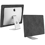 Kuzy Dust Cover for iMac 24 inch 2021 M1 A2438 A2439 - Computer Monitor Cover for iMac 21 inch 2020 - 2017 Retina 4K - Dust Protection for Mac 21.5 Protective Screen and Accessories, Gray