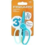 Fiskars Training Scissors for Preschoolers Ages 3+, Small Kids Safety Scissors with Training Lever, Easy to Use, Preschooler Art Supplies, Back To School, Turquoise