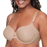 Warner's Women's Blissful Benefits Underarm-Smoothing Comfort Underwire Lightly Lined T-Shirt Bra RA3561W, Toasted Almond, 40C
