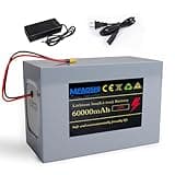 MFAOSHI Ebike Battery Pack, 72V 60Ah Lithium Battery for Electric Bikes, Scooters, Motorcycles, and More - 0W to 3500W Motor, BMS Protection,XT90 Connector