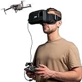 DroneMask 1 | Patented Unibody Lens FPV Goggles | Immersive VR Headset for DJI & GPS Drones