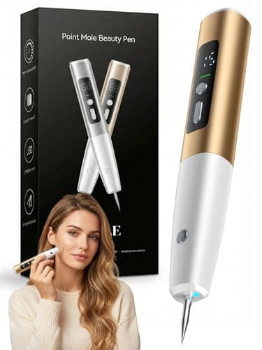 Skin Tag Remover Pen - USB Rechargeable Plasma Pen with 15 Levels & LED Display, Portable Mole Wart Removal Tool for Home Use