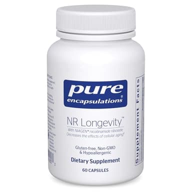 Pure Encapsulations NR Longevity NAD Supplement – Supports Healthy Aging, NAD+ Replenishment, Mitochondrial Function, with NIAGEN – Gluten Free, Non-GMO, Hypoallergenic – 60 Capsules