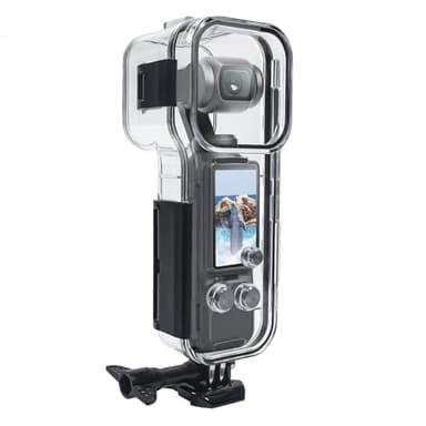 OKFUN 147FT/45M Waterproof Housing Case Compatible with DJI Osmo Pocket 3 Diving Underwater Dive Cover Protective Shell with Bracket Mount Camera Pocket3 Accessories