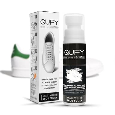 Max White Shoe Polish 'Sneaker Whitener for Shoes ' Canvas Leather and Textiles 'Scuff Cover