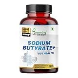 Humming Herbs Sodium Butyrate 1100mg per Serving – 120 Capsules with– L-Glutamine, Prebiotic Inulin, Probiotic Blend
