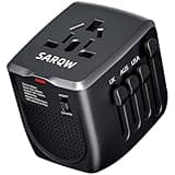 SARQW Travel Converter Adapter Voltage Converter That Steps Down 220 Volts to 110 Volts for use in Over 200 Countries,Including The U.S., U.K., Europe, and Australia