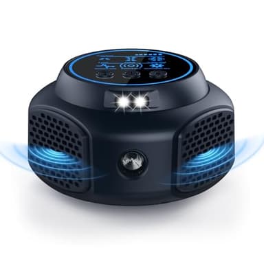 Ultrasonic Pest Repellent Plug Indoor Mouse Traps for Home, Mouse Repellent Ultrasonic Device, Rodent Repeller Ultrasonic Plug in Pest Control for Rat Mice Roach Spider Ant Bug Squirrel Black 1 Pack