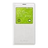 Samsung Galaxy S5 Case S View Flip Cover Folio, White