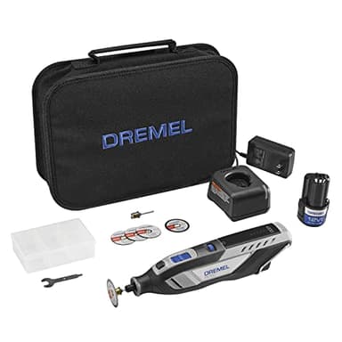 Dremel 8250-5 12V Lithium-Ion Variable Speed Cordless Rotary Tool with Brushless Motor - 5 Rotary Tool Accessories, 3Ah Battery, Charger, and Tool Bag