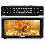 Beelicious 32QT Extra Large Air Fryer, 19-In-1 Air Fryer Toaster Oven Combo with Rotisserie and Dehydrator, Digital Convection Oven Countertop Airfryer Fit 13" Pizza, 6 Accessories, 1800w, Black