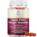 Apple Cider Vinegar Gummies for Weight Loss - Cleanse & Detox Gummies for Gut Health, Bloating & Energy Support - ACV Chews with B12 Vitamin, B6 & Pomegranate for Better Metabolism - 60 Count