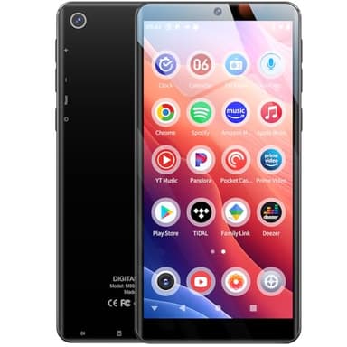 Oilsky 128GB MP3 Player with Bluetooth and WiFi, Android 13.0, 5.5" HD Touchscreen, 13MP Camera, Preloaded Spotify, Pandora, 1TB Expandable & Parental Controls