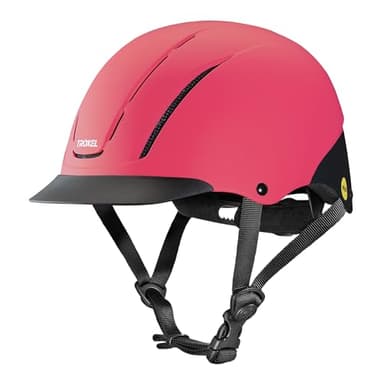 Troxel Spirit with MIPS Technology Full Coverage Horse Riding Helmet, Horseback Riding Gear for Equestrians, Large (7-3/8-7-3/4), Pink Duratec