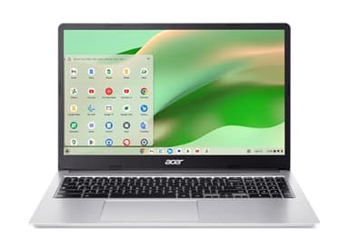 Acer Chromebook 315 Laptop | Intel Celeron N4500 | 15.6" Full HD IPS Display | Intel UHD Graphics | 4GB LPDDR4X | 64GB eMMC | Intel Wi-Fi 6 | DTS Audio | USB Type-C | Chrome OS | CB315-4H-C8XU,Silver