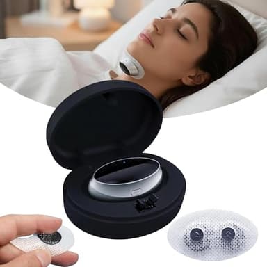 BEBESIRI Anti-Snoring Aid - Portable 3-Speed Adjustable Device for Better Sleep, Comfortable & Easy to Use (Black)