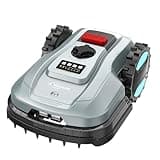 Robotic Lawn Mower, Smart Robot Lawnmower with Obstacle Avoidance, Scheduled Cutting, Self-Charging, Height Adjustment, Ideal for Small to Medium Lawns (Up to 4300 sq.ft)
