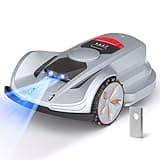 SUNSEEKER X7 Plus Wireless Robot Lawn Mower 1.5 Acre/ 64,000 Sq. Ft, with Smart APP Control, Vision AI System & RTK, Path Planning, Adaptive Floating Cut Height up to 4", Included a Set of Blades.
