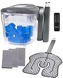 Cold Therapy System, Programable Timer, Wireless Remote, Transparent Bucket, Post-Surgery Pain Reliever, Ice Therapy Machine for Knee After Surgery
