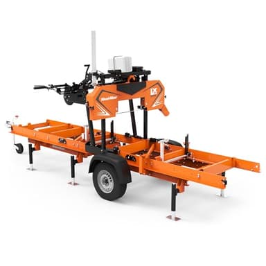 Wood-Mizer LX50SUPER Portable Sawmill 26" Log Diameter - 14HP Gas Engine (Sawmill + GO Trailer)