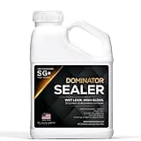 1 Gal. DOMINATOR SG+ Clear Acrylic Sealer | High Gloss Concrete Paver Sealer | Wet Look, Color Enhancing | Professional Grade | Decorative Concrete | Fast Dry | Driveway, Patio and Walkways