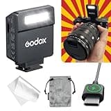 Camera Flash Godox iM22 Godox Flash - GN10/470 mAh/Type-c Charge/440 Full-Power Flashes/3s Recycle Times/5 Power Levels/Manual, Camera Flash for Sony zv1/Sony zve10/Ricoh gr3/Fujifilm f1 etc.