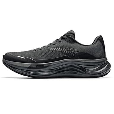 ANTA Men’s PG7 Running Shoes Cushioning Comfortable Breathable Athletic Workout Gym Cross Trainer Sports Sneakers, Black, 10.5