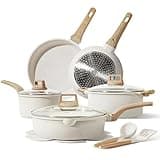 CAROTE 14 Pcs Pots and Pans Set Nonstick,Cookware Set Kitchen Cooking Set with Utensil and Pan Protectors