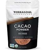 Terrasoul Superfoods Raw Organic Cacao Powder, 16 Oz, Rich Chocolate Goodness for Baking, Smoothies, and Blissful Hot Cocoa