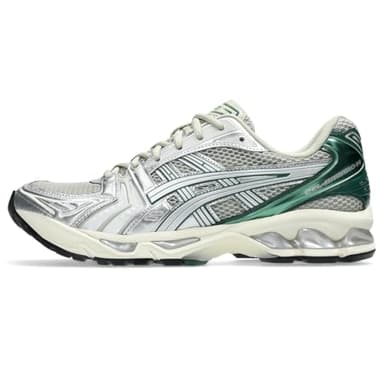 ASICS Gel-Kayano 14 Sneakers, Dried Leaf Green/Pure Silver, 9.5 US Women/8 US Men